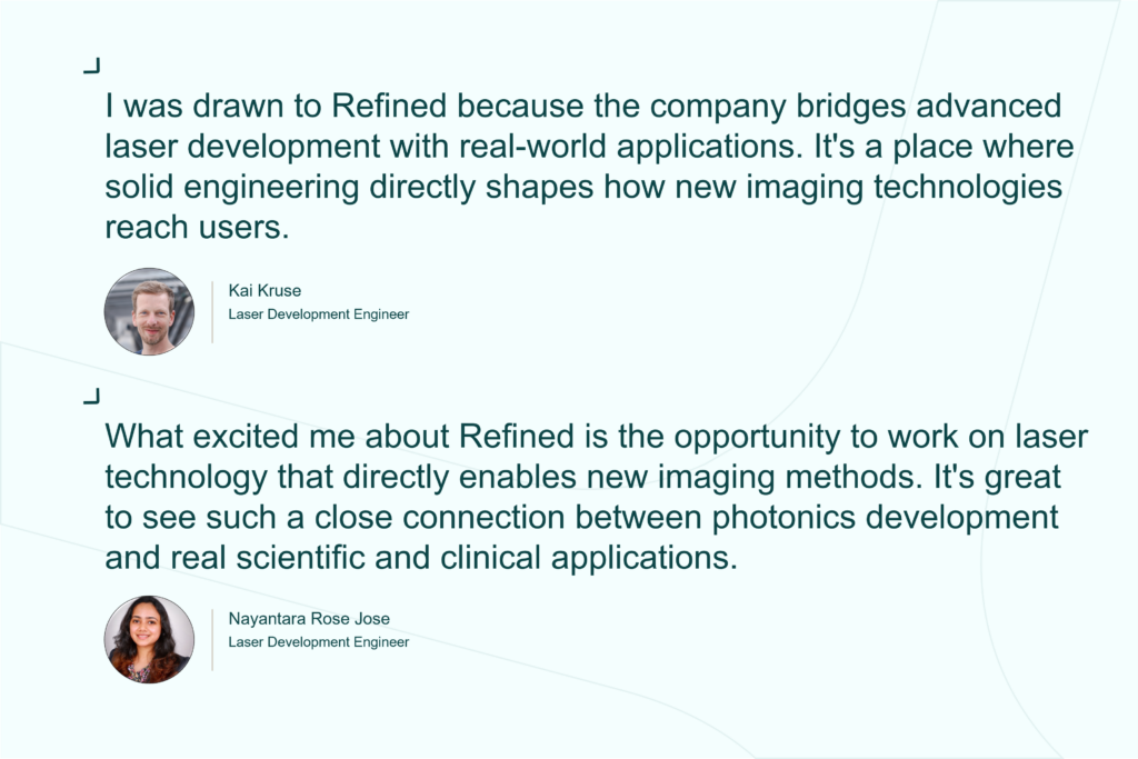 Optical and laser engineering team expands