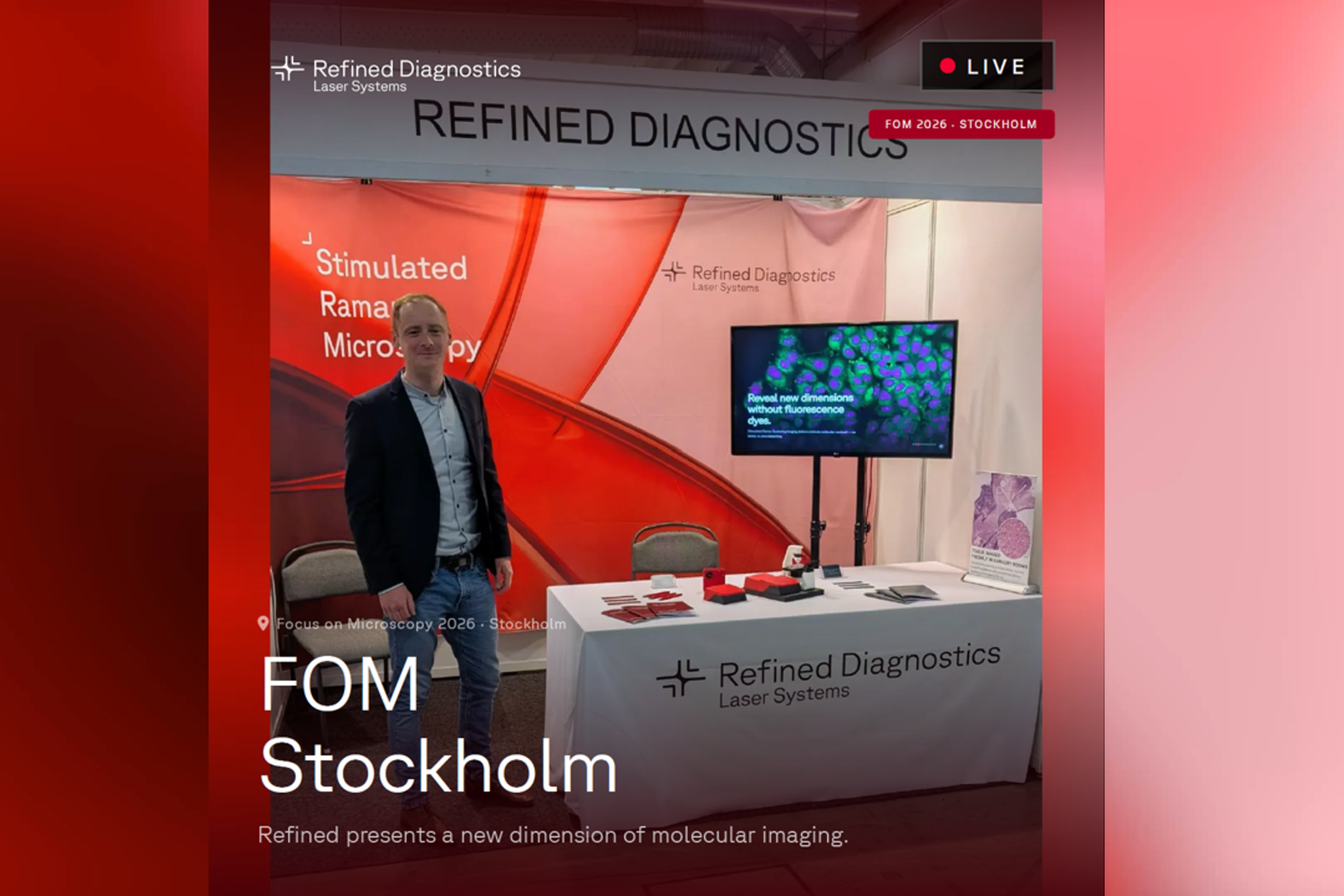 Live at Focus on Microscopy conference